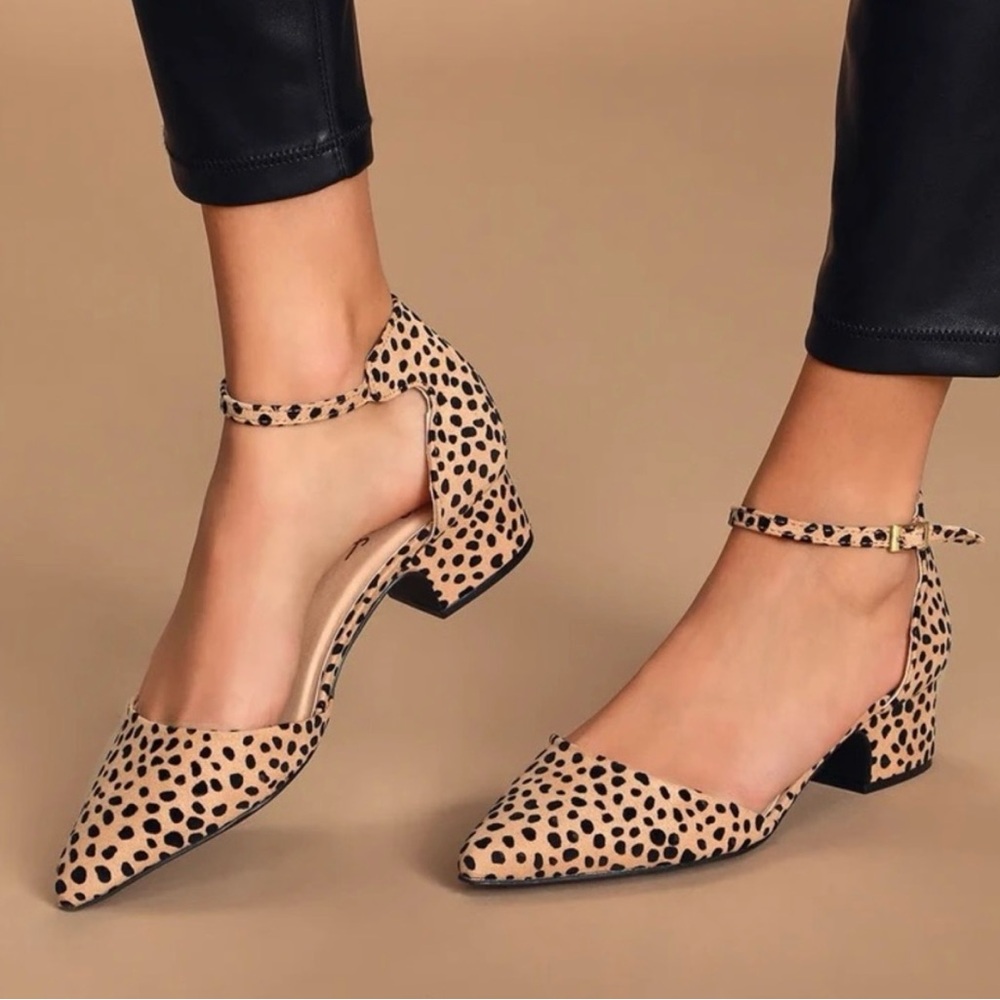 Lulu's cheetah heels